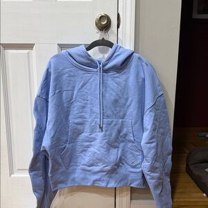 Mugler H&M Sky Blue Sweatshirt